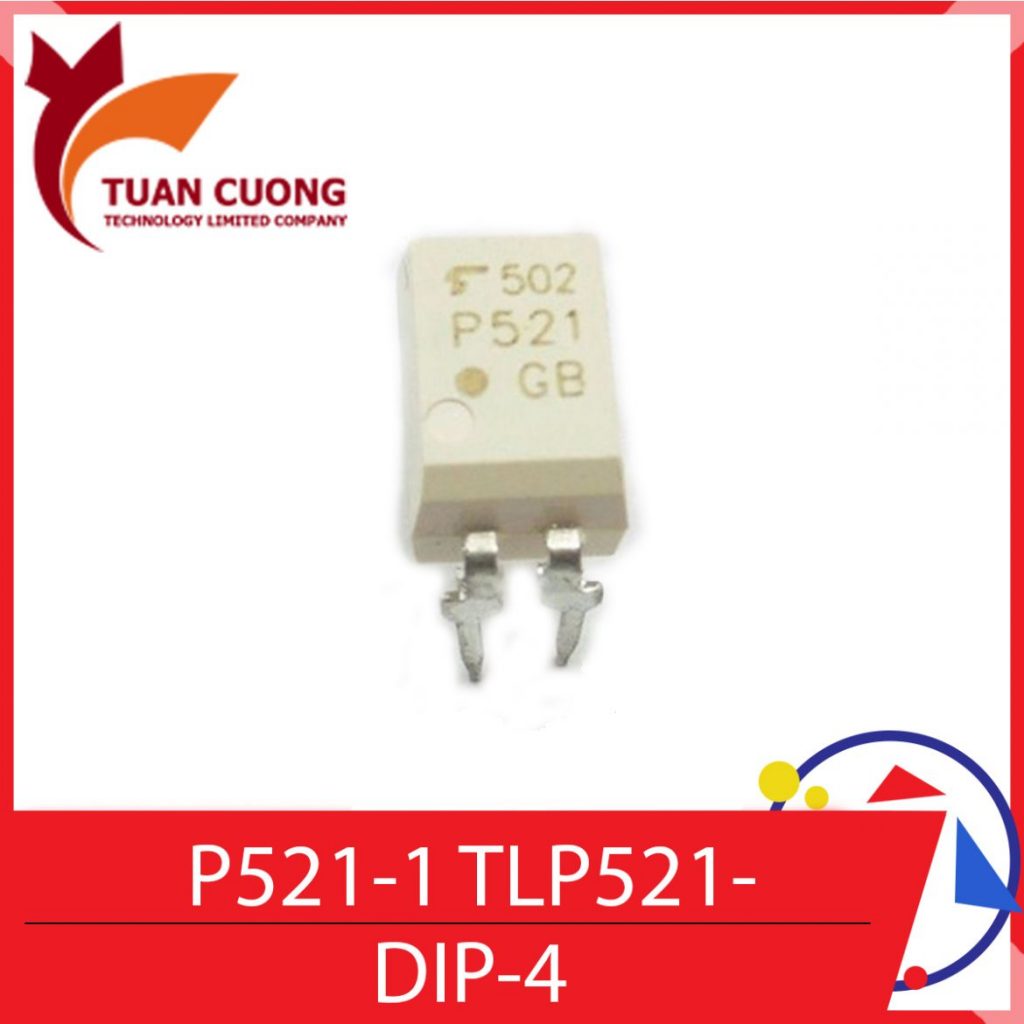 Optocoupler P521-1, TLP521-1, DIP-4 - Linh kiện điện tử